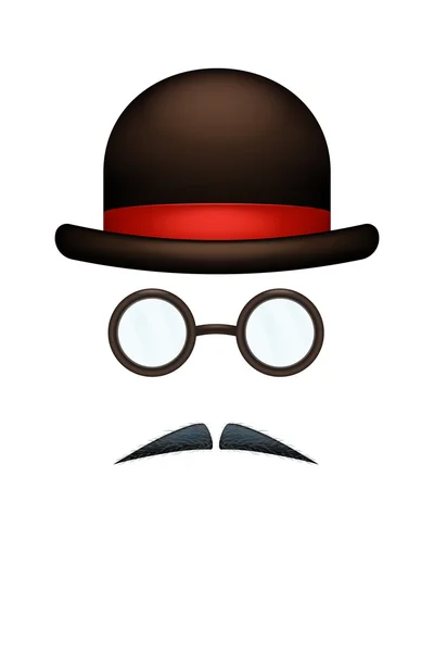 Imagen de bigote — Vector de stock