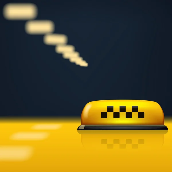 Imagen de taxi — Vector de stock