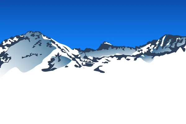 Image des montagnes08 — Image vectorielle