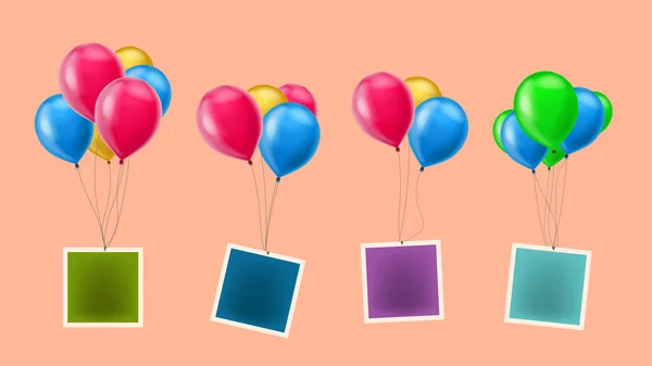 Globos set 02 — Vector de stock