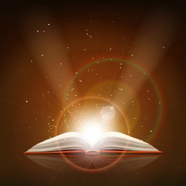 sihirli kitap açık