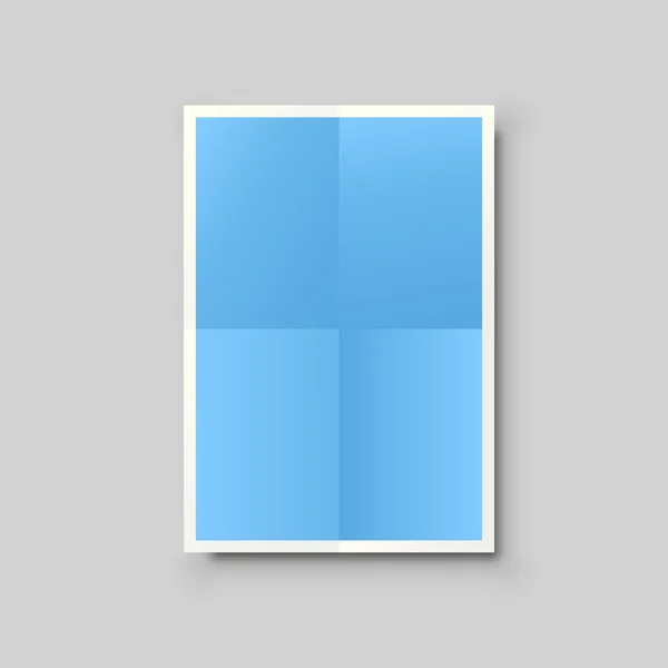 蓝色的纸列表 — 图库矢量图片