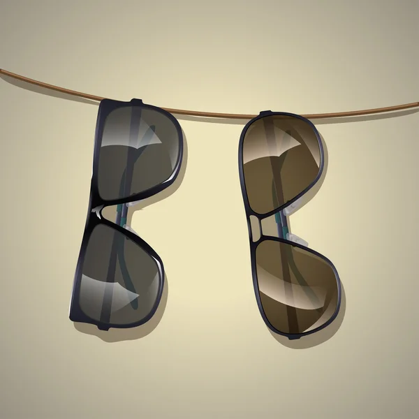 Bild av solglasögon — Stock vektor