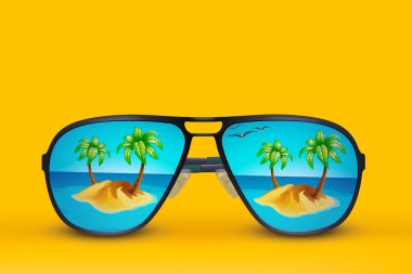 ada güneş gözlüğü sarı