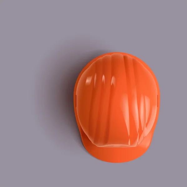 Casque de construction levé — Image vectorielle