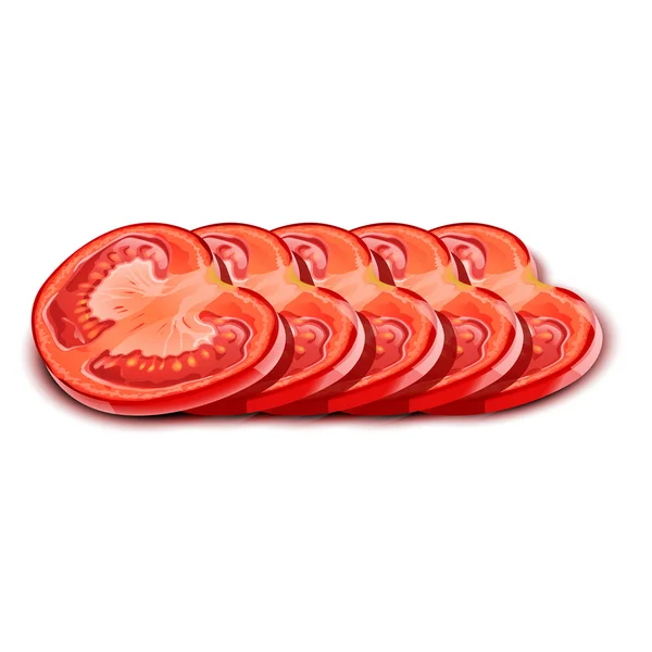 Conjunto de tomate —  Vetores de Stock