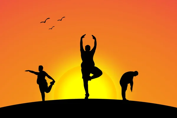 Yoga 6 — Image vectorielle