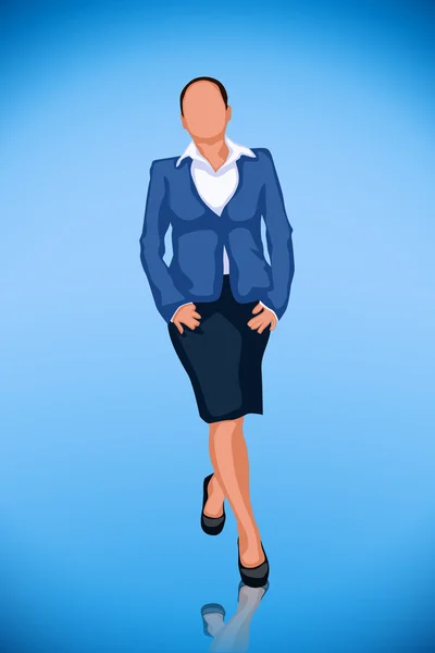 Mujer de negocios — Vector de stock