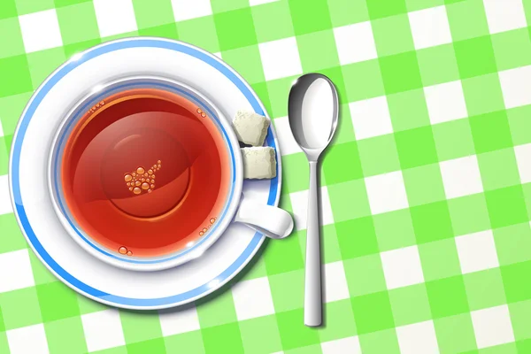 Cup of tea — Stock Vector