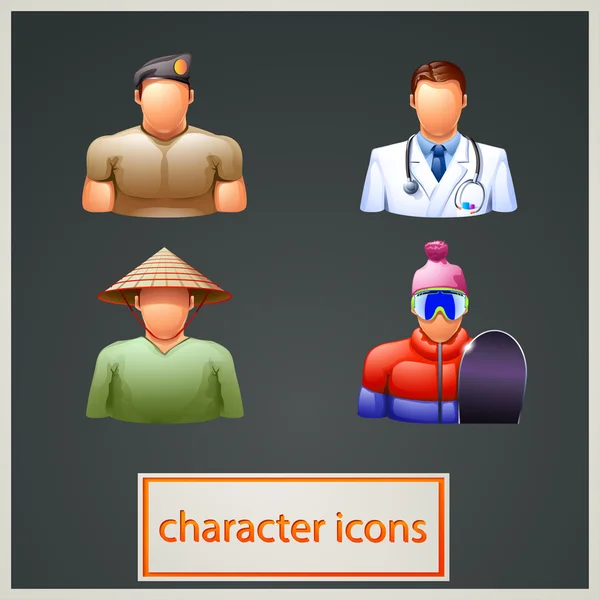Characters 3 — Stock Vector