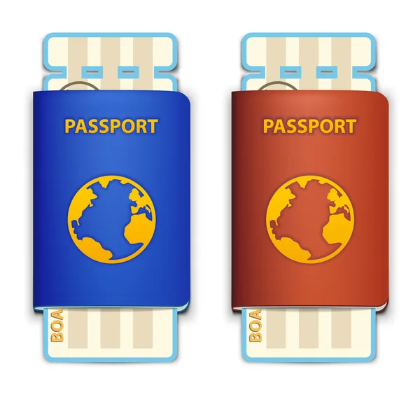 Passeports de voyage — Image vectorielle