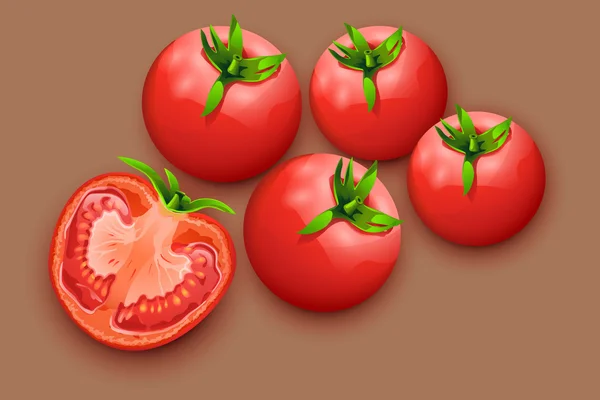 Tomaten 21 — Stockvektor