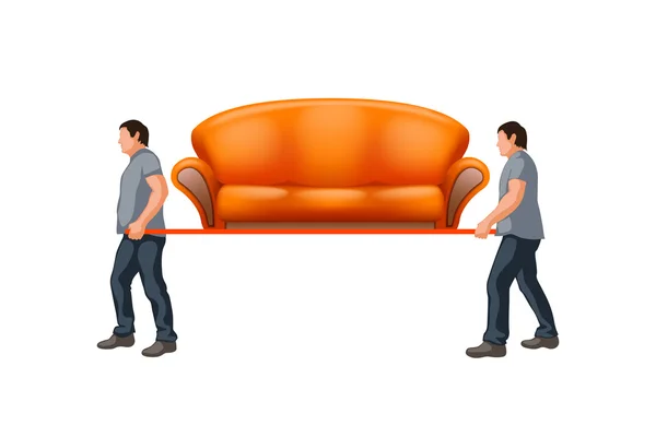 Sofa7 uitvoering — Stockvector