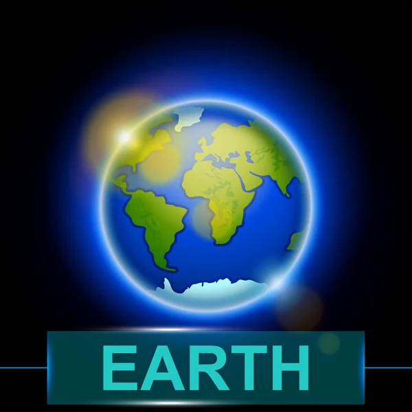 Planet Erde — Stockvektor