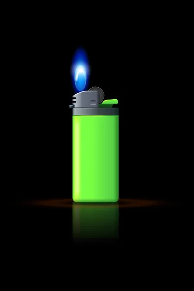 Gas lighter — Stock Vector