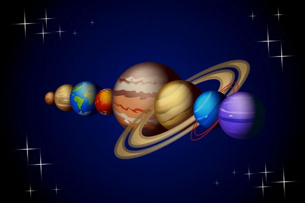 Planets set9 — Stock Vector
