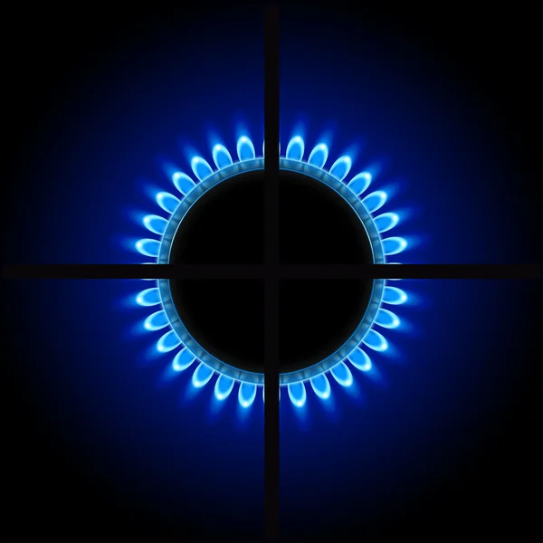 Gas3 w ciemności — Wektor stockowy