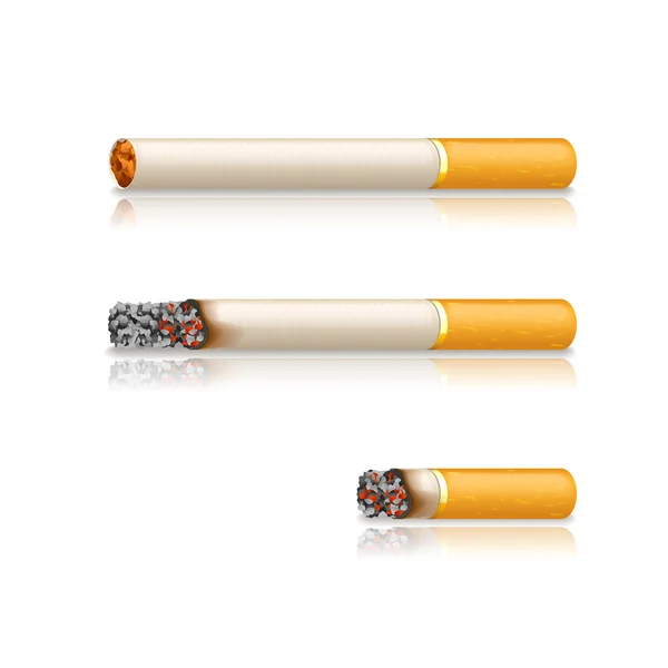 3 stan papierosa — Wektor stockowy