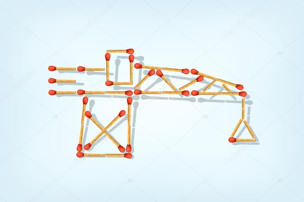 matches business crane