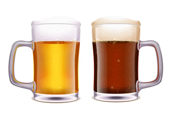 Beer glass — Stock Vector