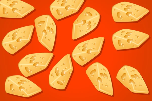 Κομμάτι τυρί — Διανυσματικό Αρχείο