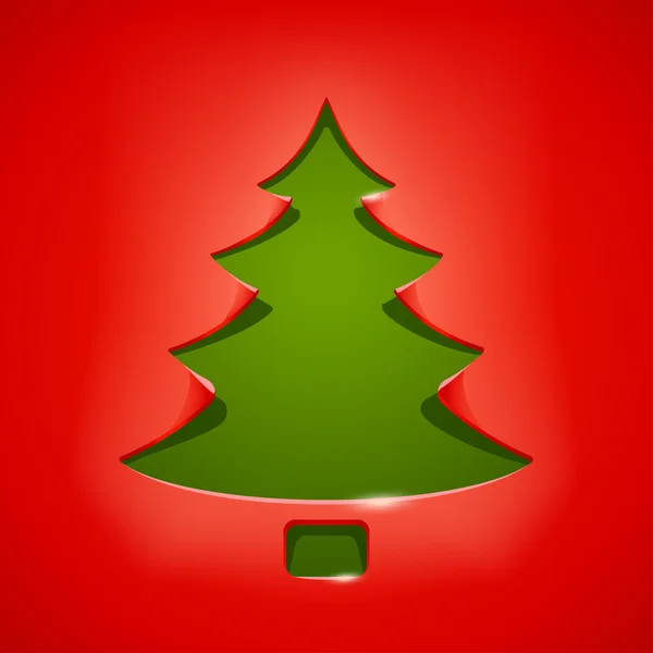 クリスマス ツリー — ストックベクタ