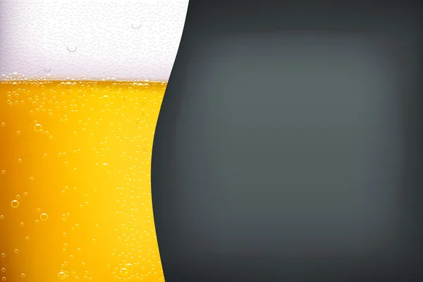 Fondo de cerveza con oscuridad — Vector de stock