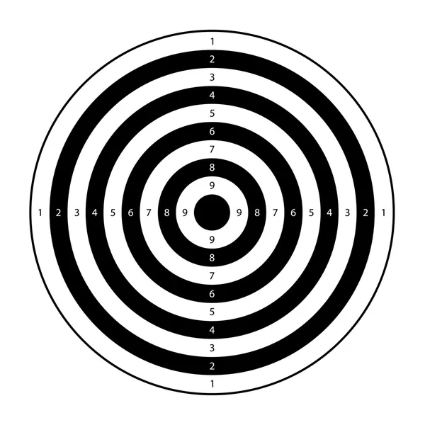 Target1의 그림 — 스톡 벡터