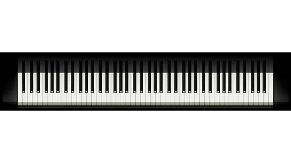 Foto van piano 01 — Stockvector