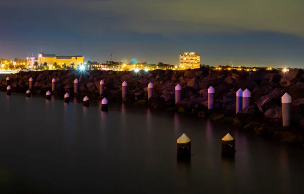 Kilda Vic Australia Nov 2020 Evening View Pier City — Stock Photo, Image