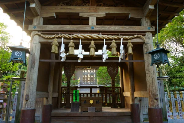 Fujisawa Japan Σεπτέμβριος 2019 Enoshima Okutsunomiya Shrine Αρχαιότερο Ιερό Του — Φωτογραφία Αρχείου