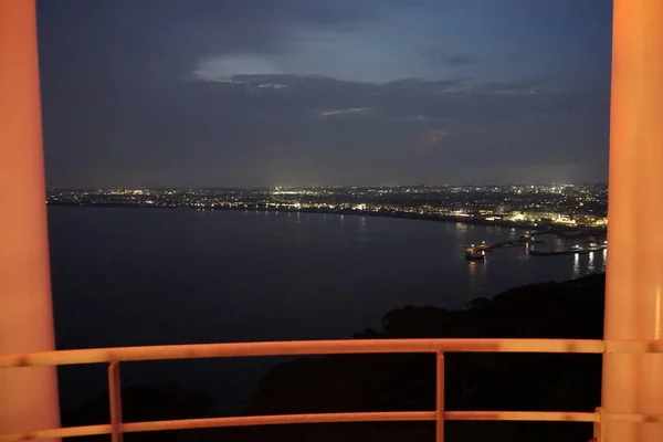 Akşamları Deniz Fenerinin Yüksekliğinden Bak — Stok fotoğraf