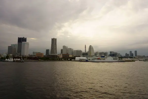 Prefectura Kanagawa Japón Septiembre 2019 Vista Del Distrito Minato Mirai — Foto de Stock