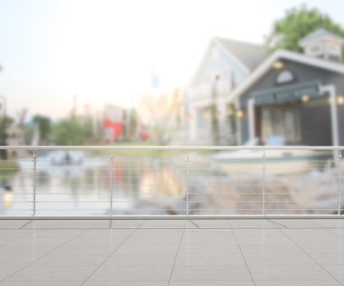 Balkon ve Teras dış arka plan bulanıklık