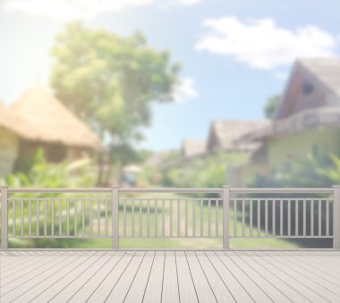 Balkon ve Teras dış arka plan bulanıklık