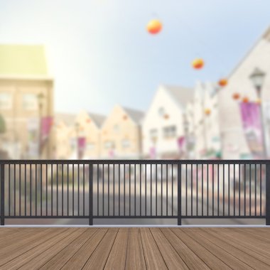 Balkon ve Teras dış arka plan bulanıklık