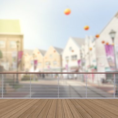 Balkon ve Teras dış arka plan bulanıklık