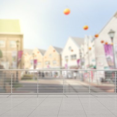 Balkon ve Teras dış arka plan bulanıklık