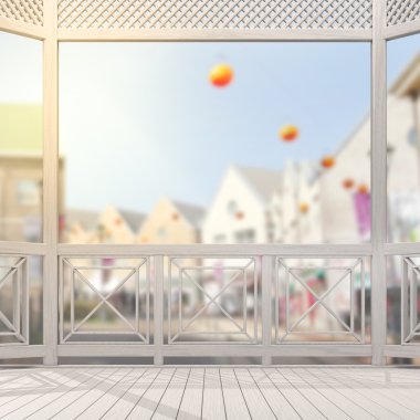 Balkon ve Teras dış arka plan bulanıklık