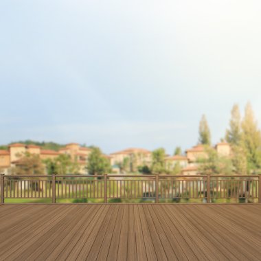 Balkon ve Teras dış arka plan bulanıklık