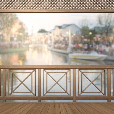 Balkon ve Teras dış arka plan bulanıklık