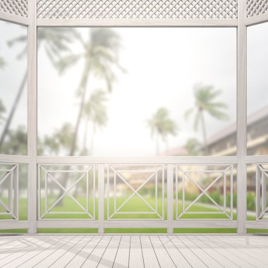 Balkon ve Teras dış arka plan bulanıklık