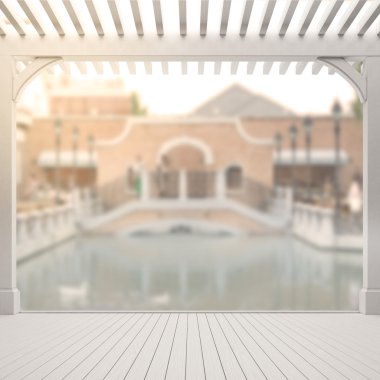 Balkon ve Teras dış arka plan bulanıklık