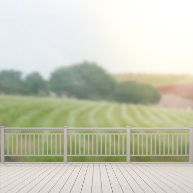 Balkon ve Teras, doğa arka plan bulanıklık