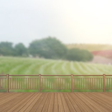 Balkon ve Teras, doğa arka plan bulanıklık