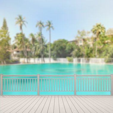 Balkon ve Teras, doğa arka plan bulanıklık