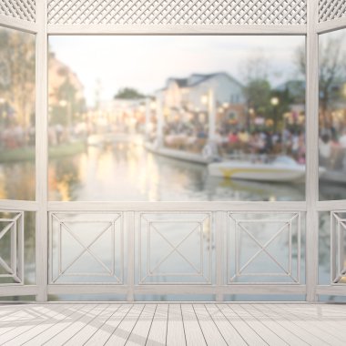 Balkon ve Teras dış arka plan bulanıklık