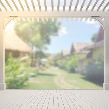 Balkon ve Teras dış arka plan bulanıklık