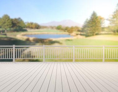 Balkon ve Teras, doğa arka plan bulanıklık