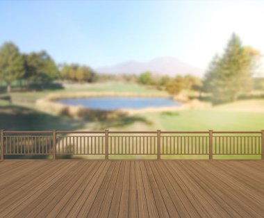 Balkon ve Teras, doğa arka plan bulanıklık